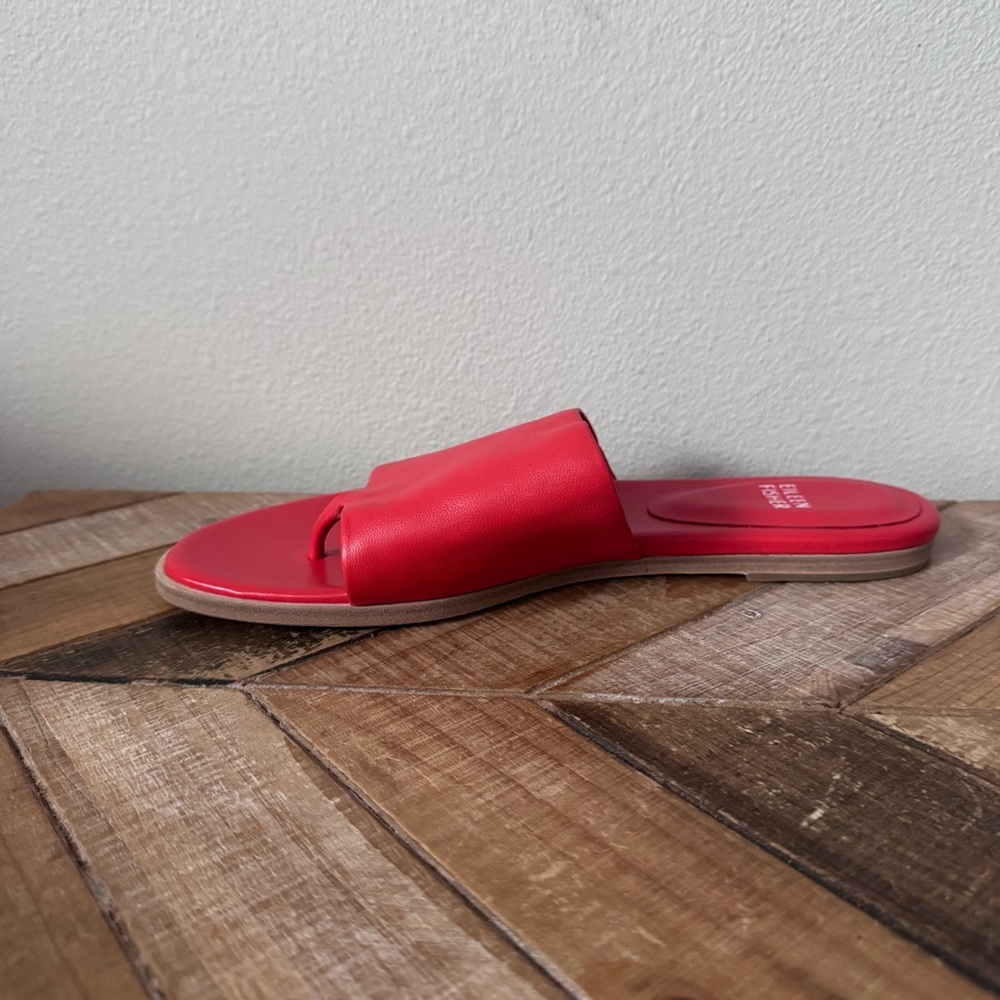 Eileen Fisher Edge Leather Sandal - Picture 4 of 11